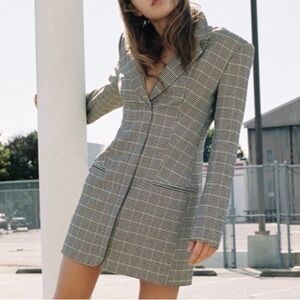 NWT Zara Blazer Mini Dress! Size L